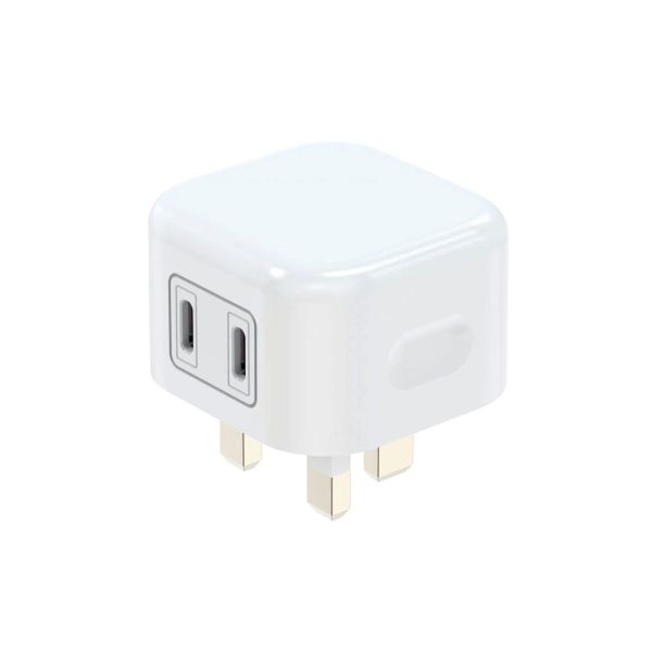 Dual USB-C Power Adapter PD 20W Dual USB-C Power Adapter PD 20W